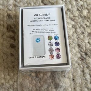 Air Supply AS-300RB rechargable microbial protection